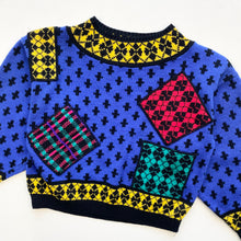 Load image into Gallery viewer, 90s Crazy Print jumper (Age 5/6)
