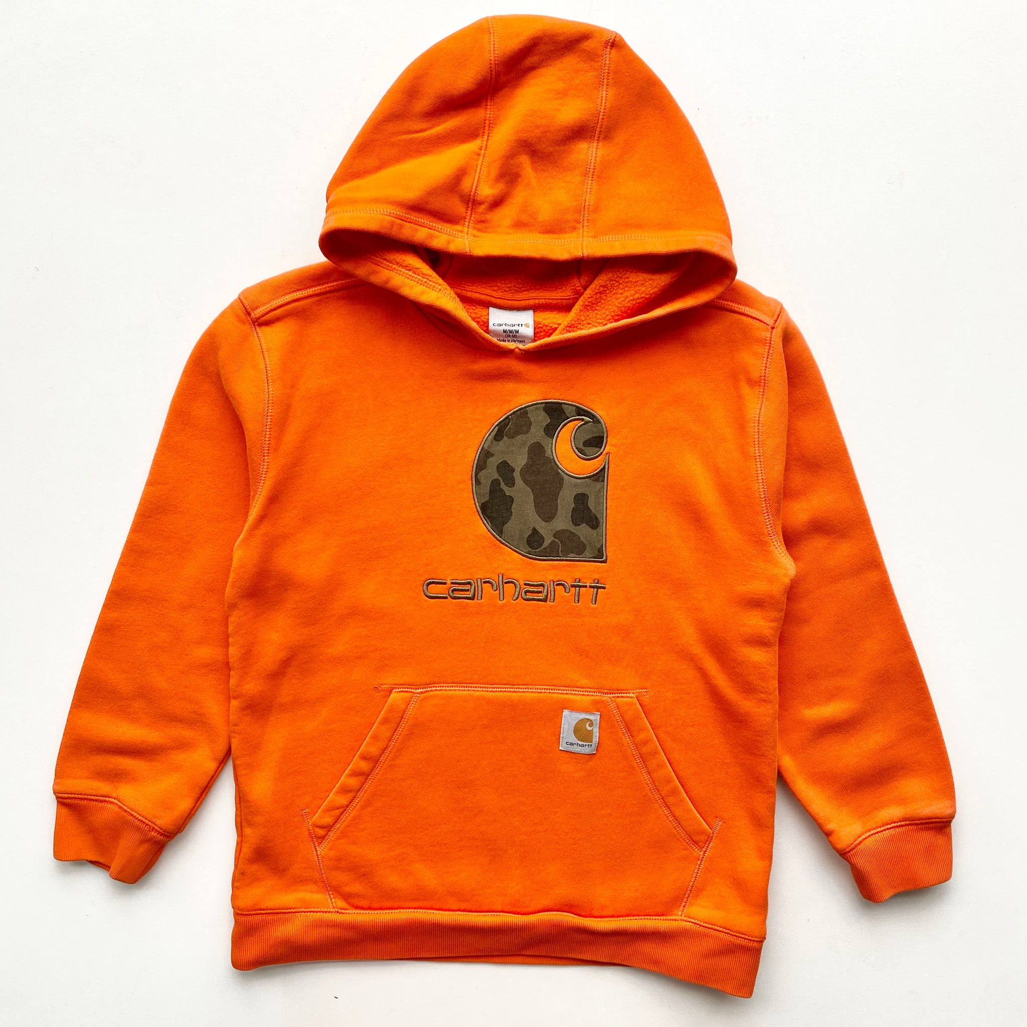 Carhartt blaze orange hooded sweatshirt best sale