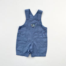 Load image into Gallery viewer, Truck dungaree shortalls (Age 3/6m)
