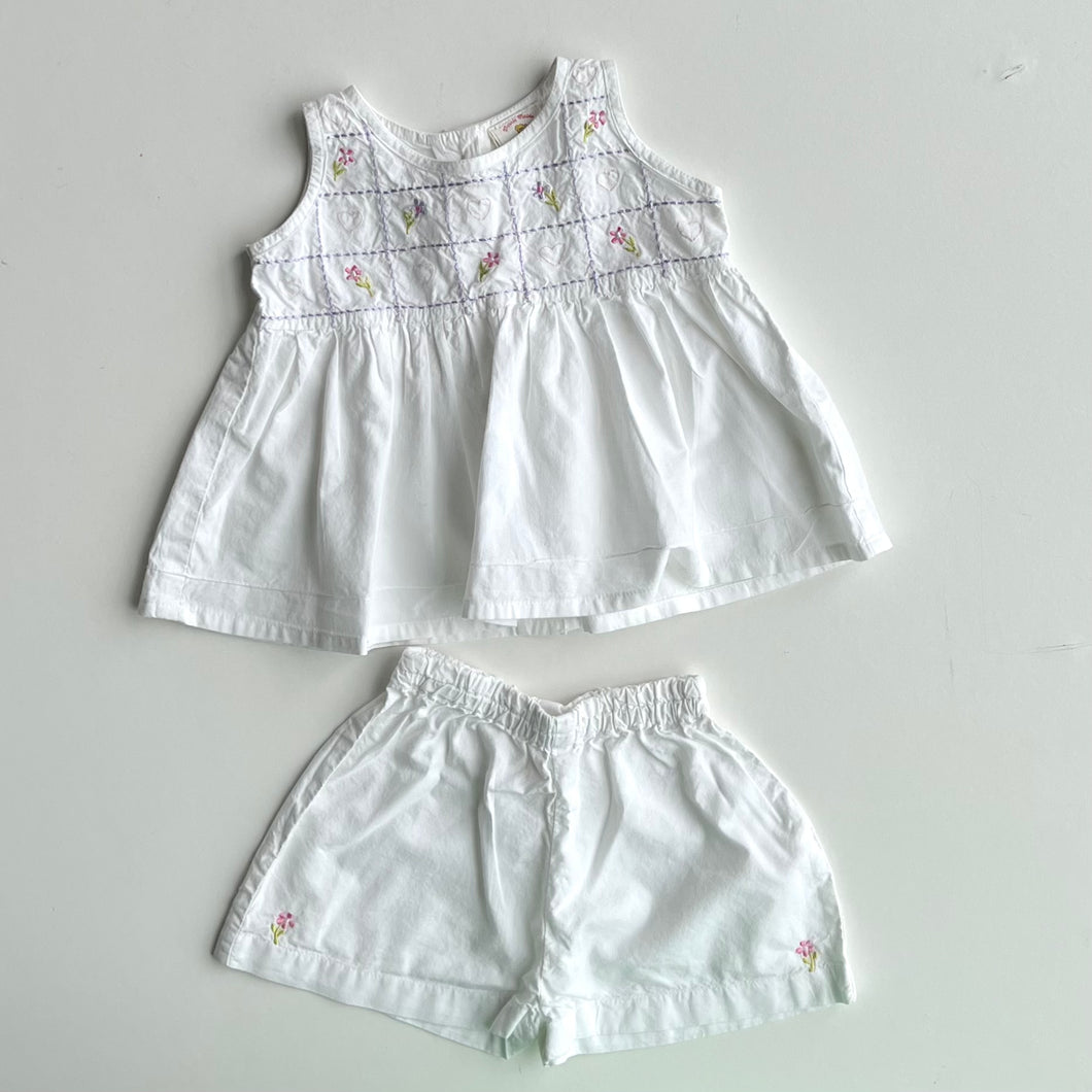 Vintage co-ord two piece (Age newborn)