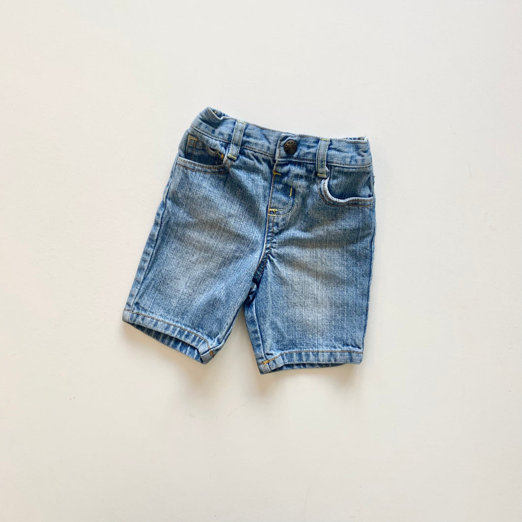90s Denim shorts (Age 6/9m)
