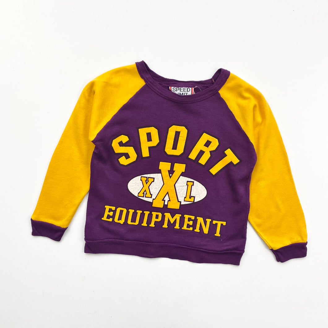 90s American College sweatshirt (Age 6)