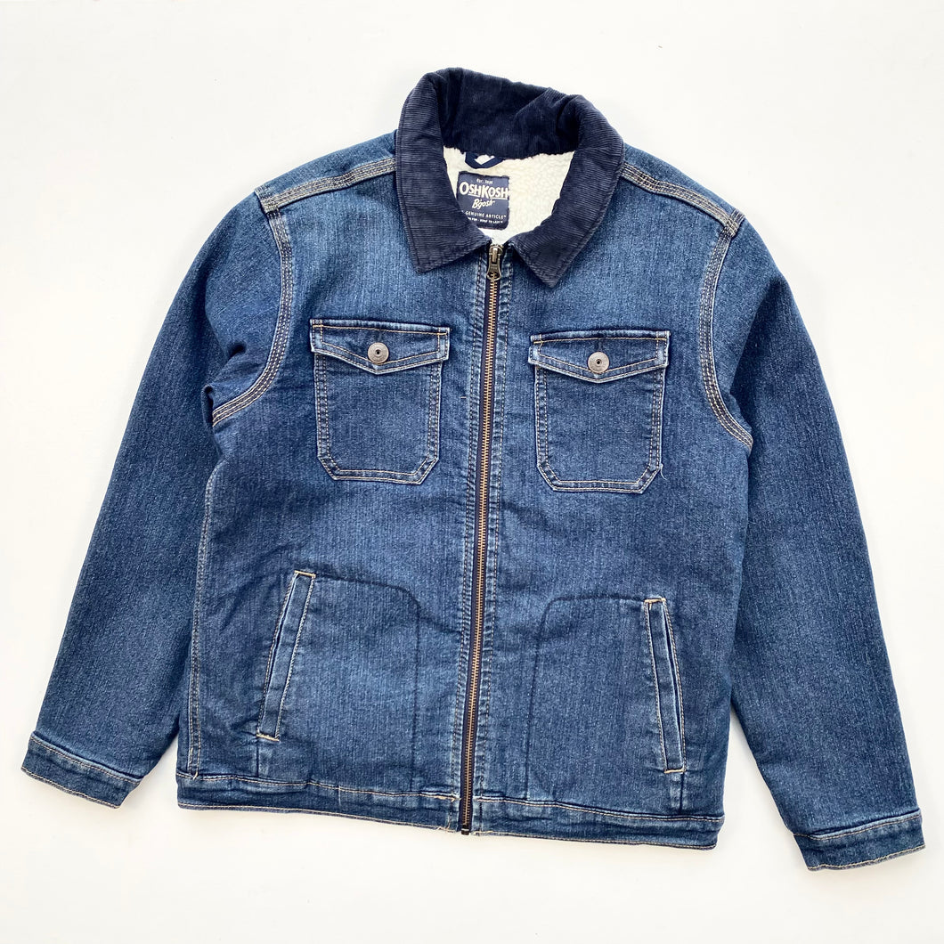 OshKosh sherpa lined denim jacket (Age 7)