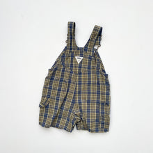 Load image into Gallery viewer, OshKosh check dungaree shortalls (Age 1)
