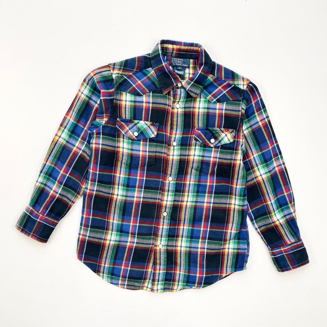 Ralph Lauren flannel shirt (Age 7)