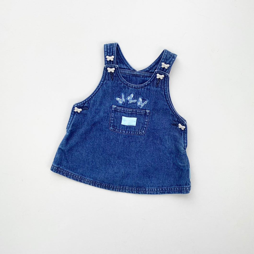 90s OshKosh denim dress (Age 3m)