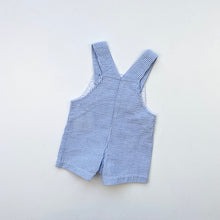 Load image into Gallery viewer, BNWT Striped dungaree shortalls (Age 0/3m)
