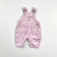 Load image into Gallery viewer, 90s OshKosh hickory stripe dungarees (Age 0/3m)
