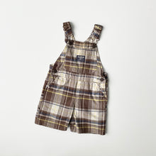 Load image into Gallery viewer, Oshkosh check dungaree shortalls (Age 18m)
