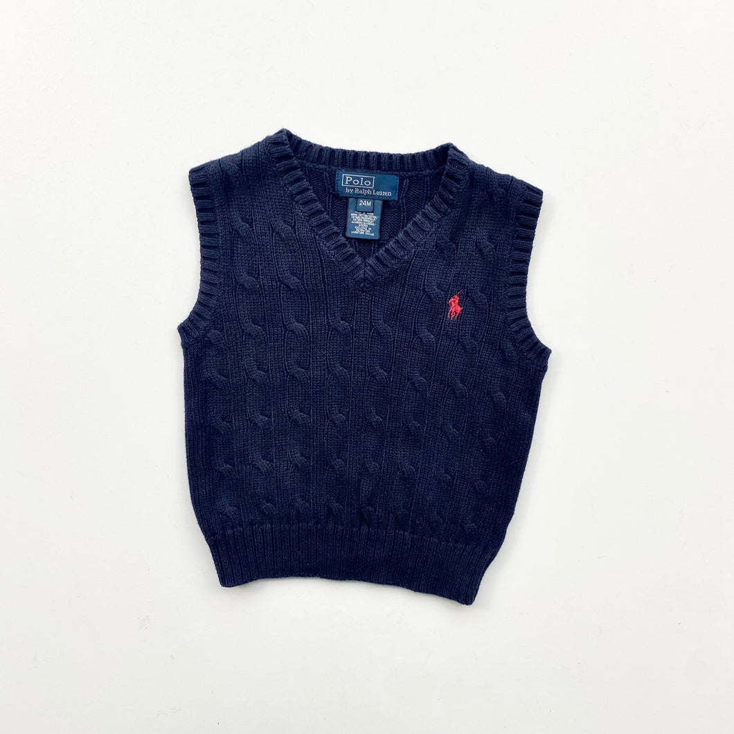 Ralph Lauren sweater vest (Age 2)