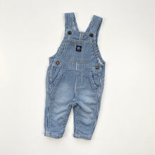 Load image into Gallery viewer, OshKosh hickory stripe dungarees (Age 6m)
