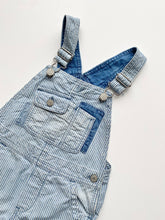 Load image into Gallery viewer, Baby Gap hickory dungaree shortalls (Age 4)
