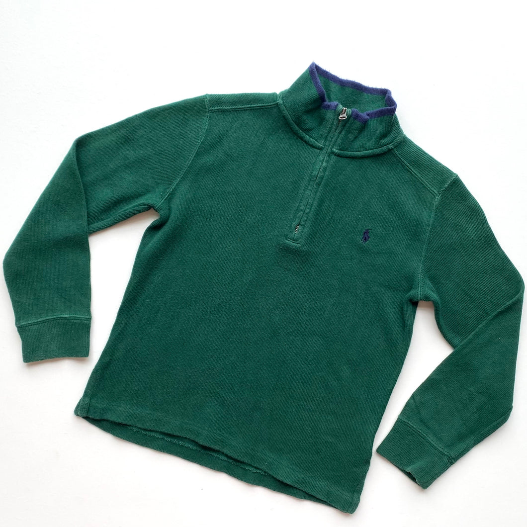 90s Ralph Lauren 1/4 zip knit (Age 6)