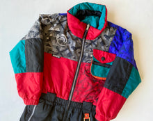 Load image into Gallery viewer, 90s crazy print ski-suit (Age 6)
