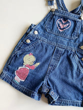 Load image into Gallery viewer, 90s Vintage dungaree shortalls (Age 18m)
