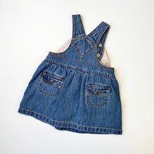 Load image into Gallery viewer, 90s Baby Gap dungaree dress (Age 3/6m)
