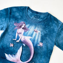 Load image into Gallery viewer, 90s Tie-dye Mermaid t-shirt (Age 6/7)

