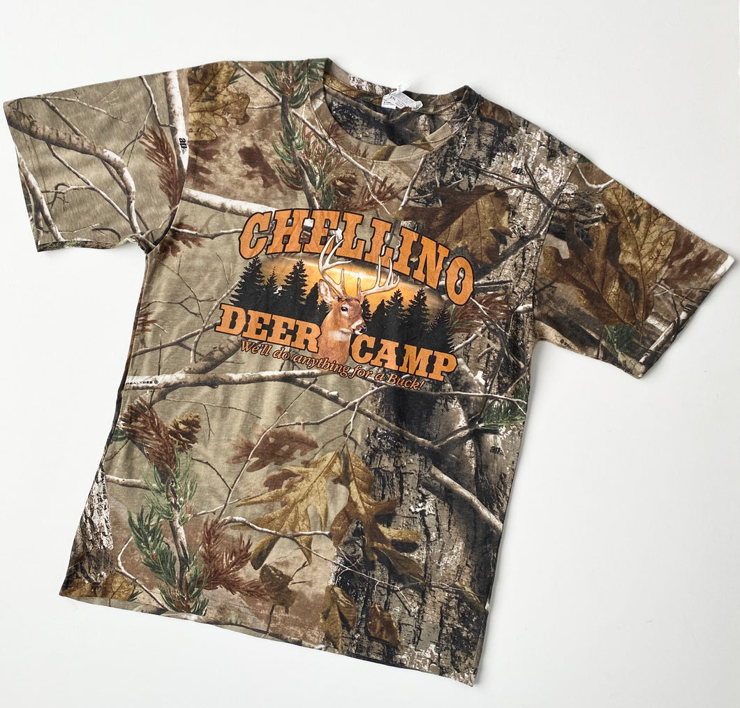 Camo deer t-shirt (Age 10/12)
