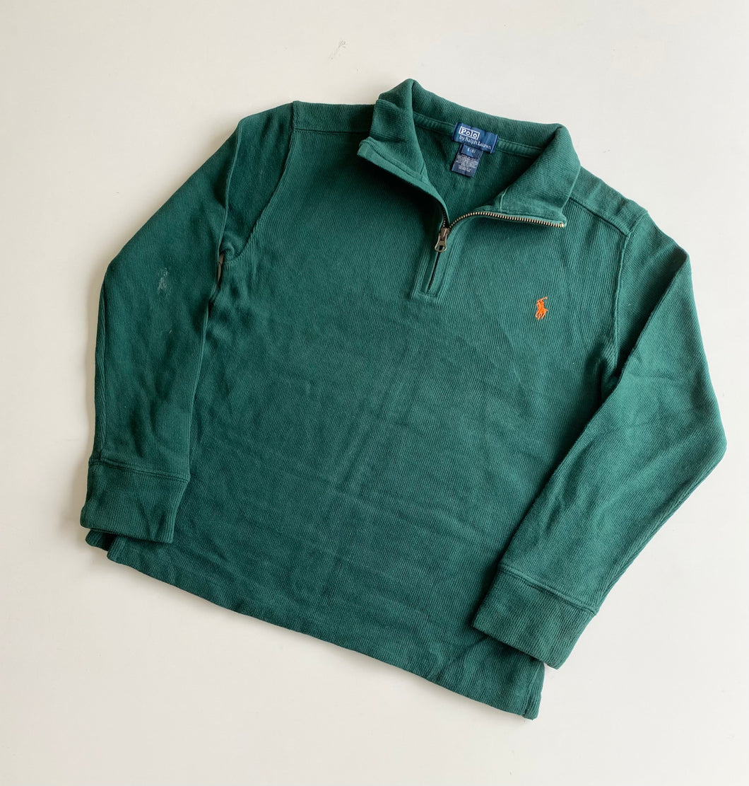 90s Ralph Lauren 1/4 zip knit (Age 8)