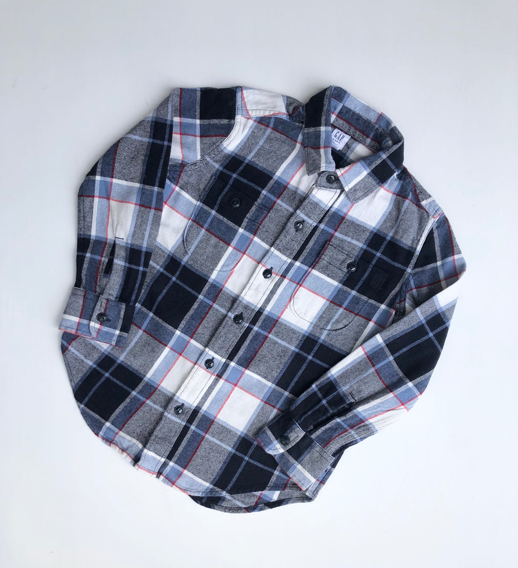 90s Gap flannel shirt (Age 6/7)