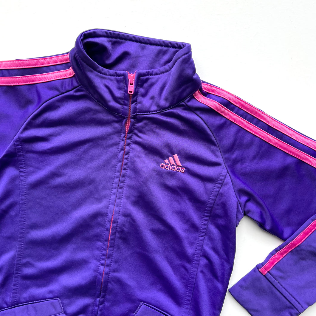 Lilac adidas jacket hot sale