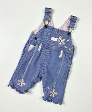 Load image into Gallery viewer, 90s OshKosh Hickory Stripe dungarees (Age 3M)
