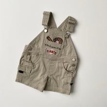 Load image into Gallery viewer, Giants dungaree shortalls (Age 3/6m)
